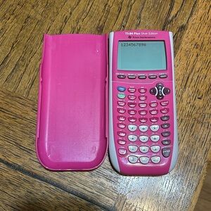 Texas Instruments TI-84 Plus Silver Edition Pink Graphing Calculator TESTED